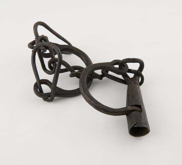 Pair of iron handcuffs, European, 1501-1800