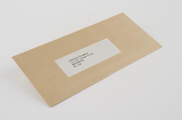 Envelope addressed to "Lifeline Projects"