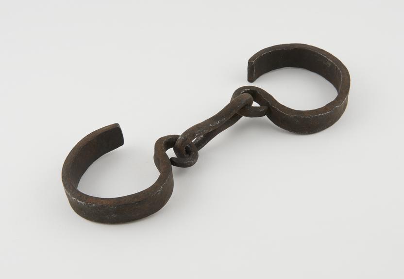 Leg irons, probably from North Africa, 18th to 19th centuries