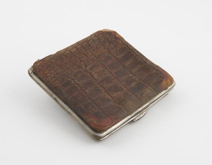 crocodile cigarette case Crocodile skin cigarette case