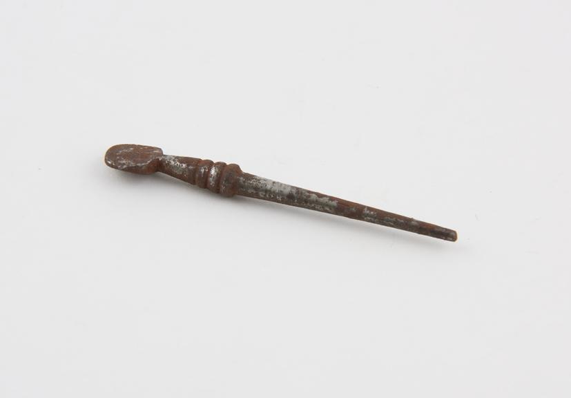 Tobacco pipe pick, steel, probably English, 1850-1920