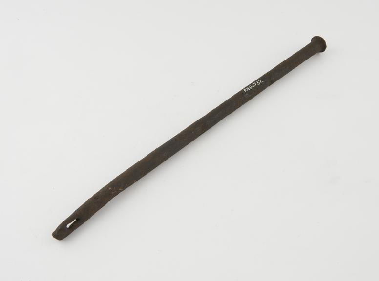 Large iron nail, European, 1501-1800