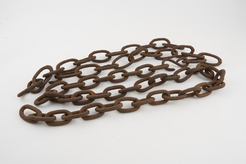 Two chains, iron, European, 1501-1800