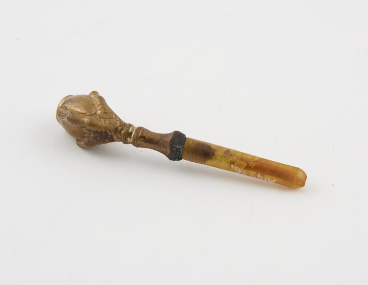 Brass cigarette holder