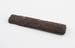 Metal snuff rasp with carved wooden base, long rectangular rasp