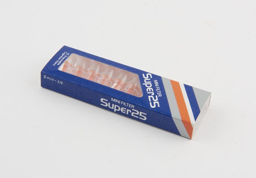 Packet of 'Super 25, Mini Filter'