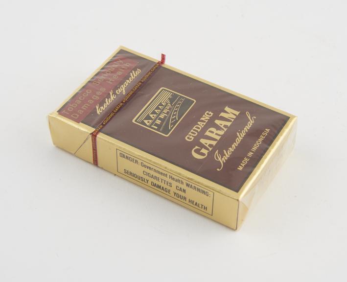 Packet of 12? Gudang Garam 'International' kretek (clove)