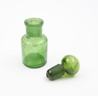 Glass bottle for Dr. Mackenzie's catarrh cure