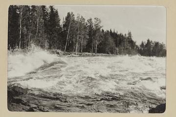 Imatra below the Fall from the Right Bank