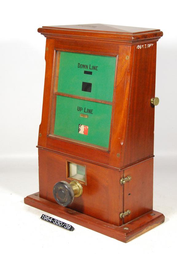 Block instrument with spagnoletti flag indicator (incomplete); GWR ...