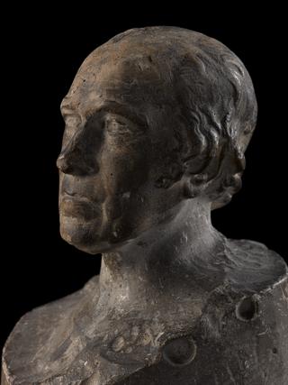 Reduced portrait bust of James Watt