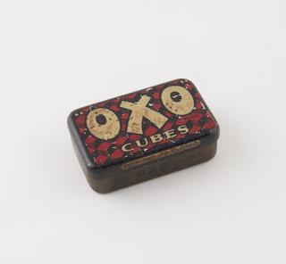 tin containing tattooing plates