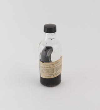 Bottle of ink for tattooing
