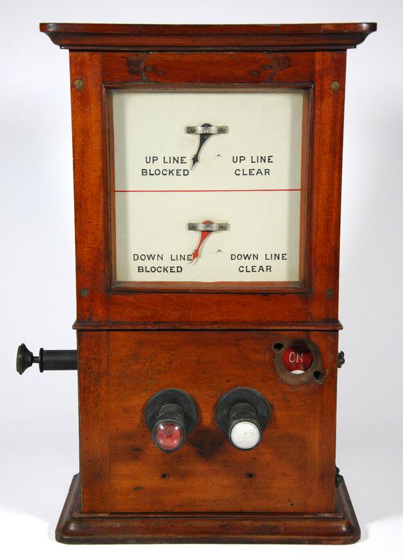 Single wire double line block instrument, bell missing