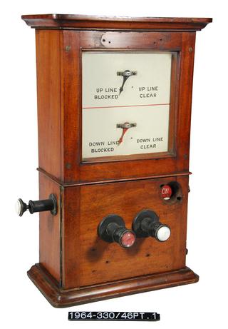 Single wire double line block instrument