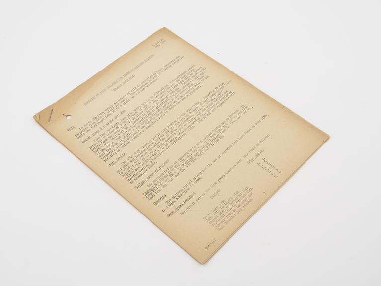 'Food and Nutrition' bulletins