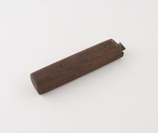 Hoof pick(?), wood and steel, probably British, 17