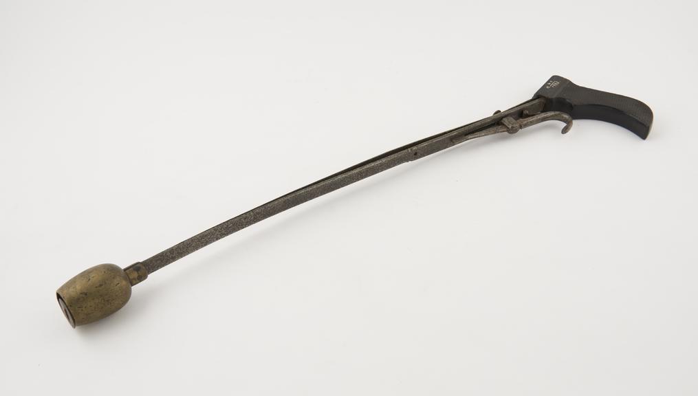 Balling gun, Goodwin, steel, brass and ebony, British