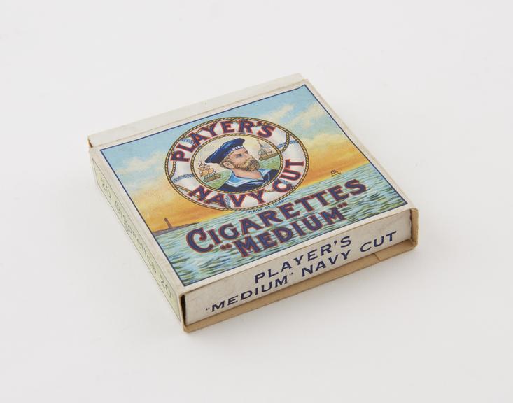 Packet of 20 'Player's Navy Cut' cigarettes manufactured from