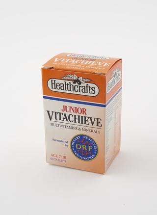 One of six packets of `Junior Vitachieve' multivitamins and minerals