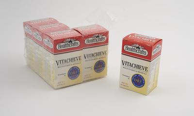 Five of six packets of `Vitachieve' multivitamins and minerals