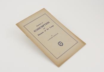 Sanatogen booklet: "Nutrition in Consumption and Diseases of the Lungs"