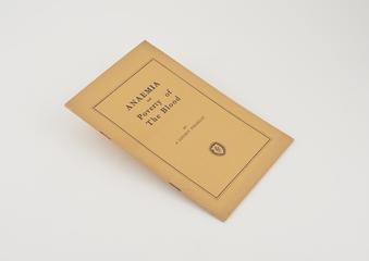 Sanatogen booklet: "Anaemia and Poverty of The Blood"