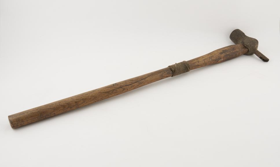 Calf hammer, for animal slaughter, English, 1880-1925