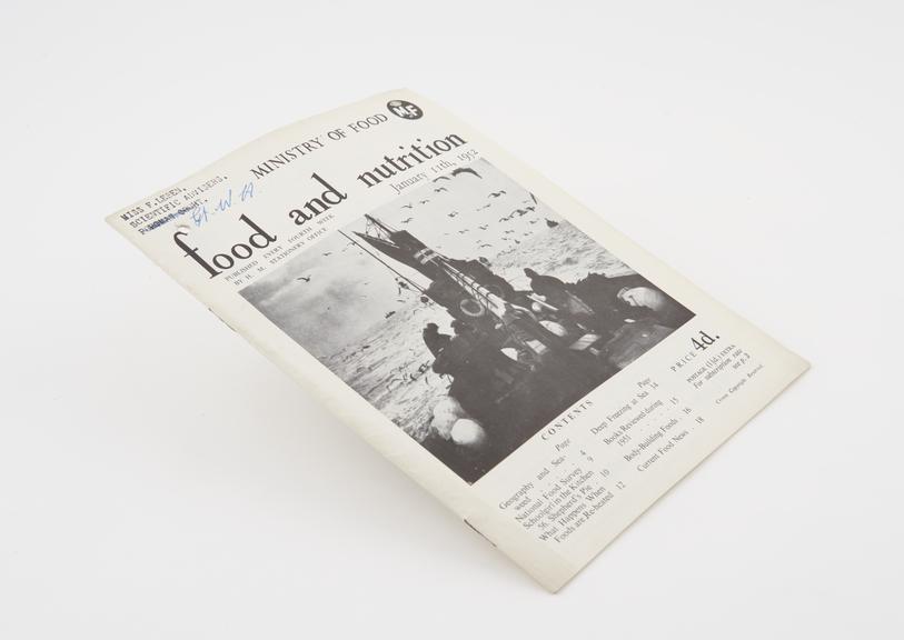 'Nutrition Bulletin, January 1952'