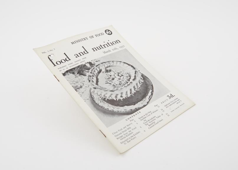 'Nutrition Bulletin, March 1950', (published every fourth week)