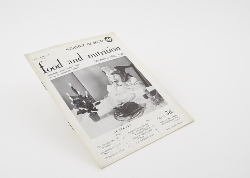 'Nutrition Bulletin, December 1949'