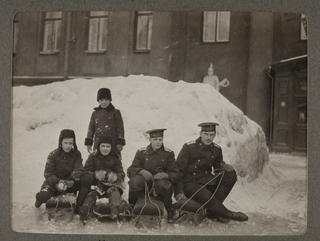 At Anitchkoff Palace, Petrograd