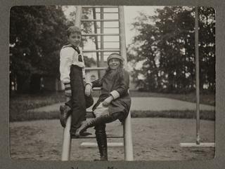 At Yelagine Palace, Petrograd