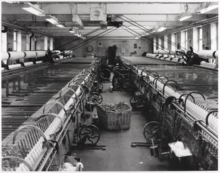 Mule Spinning Frames, Brackendale Spinning Co., Thackley Bradford