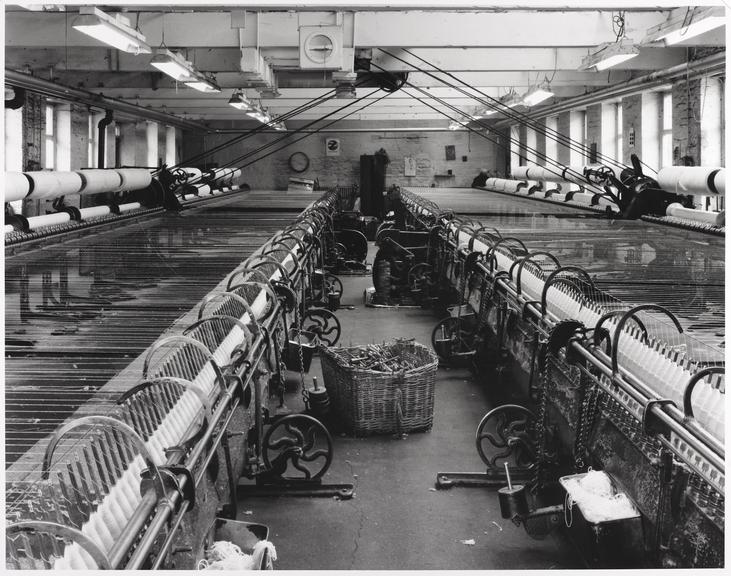 Mule Spinning Frames, Brackendale Spinning Co., Thackley Bradford
