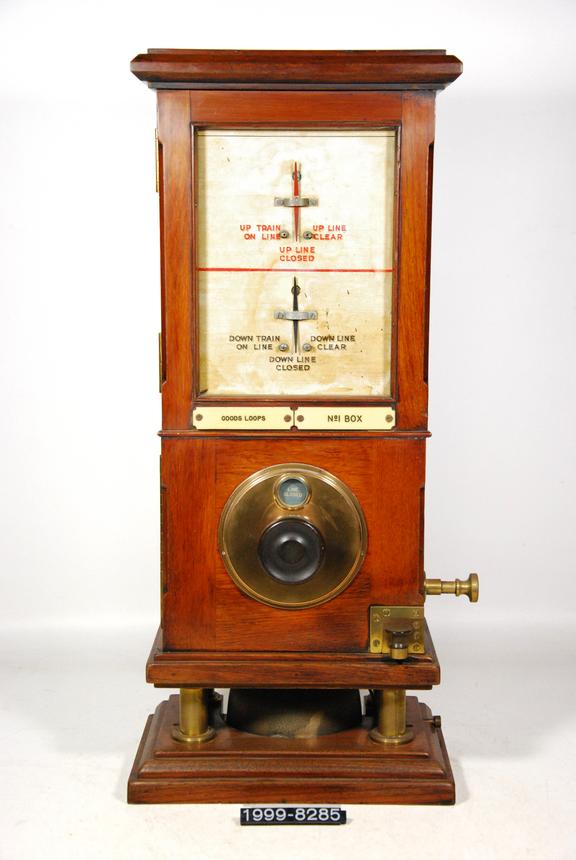Fletcher's double-line block instrument, London & North Western Railway ...