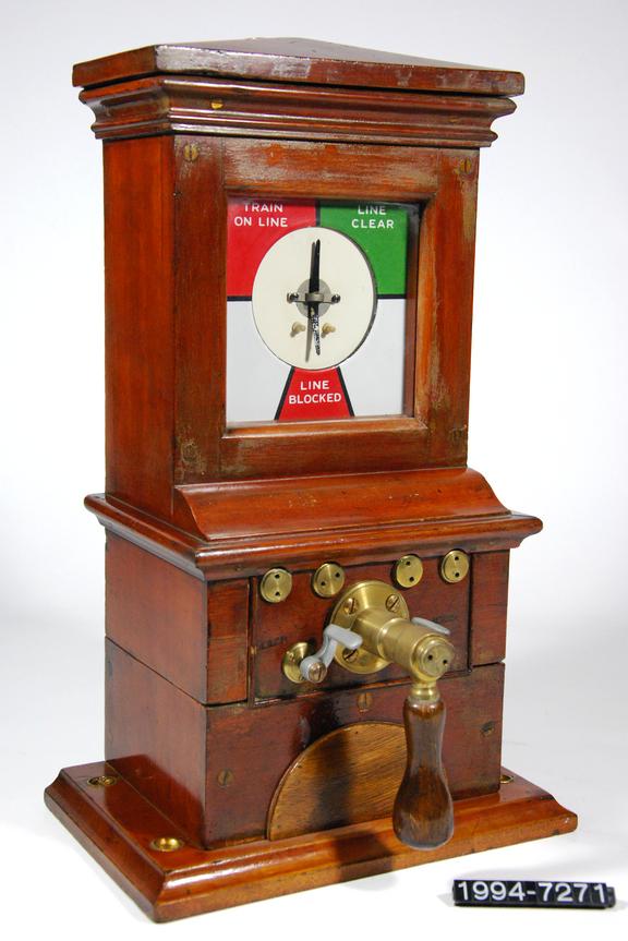 Telegraph block instrument