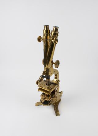Binocular microscope by Negretti and Zambra