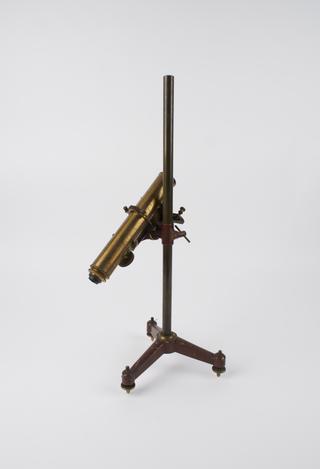 Reading telescope with stand and clamp