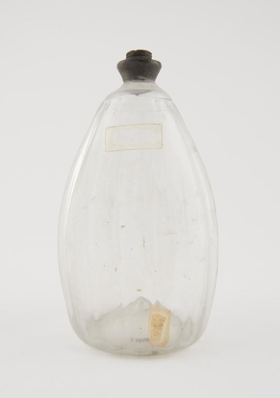 Glass bottle, possibly pharmaceutical