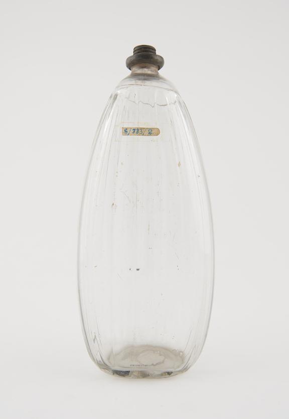 Glass bottle, possibly pharmaceutical