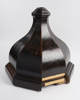 Wooden Base for Large Orrery with 8-day Clock