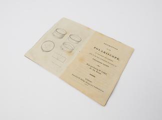 Book of instructions for polariscope