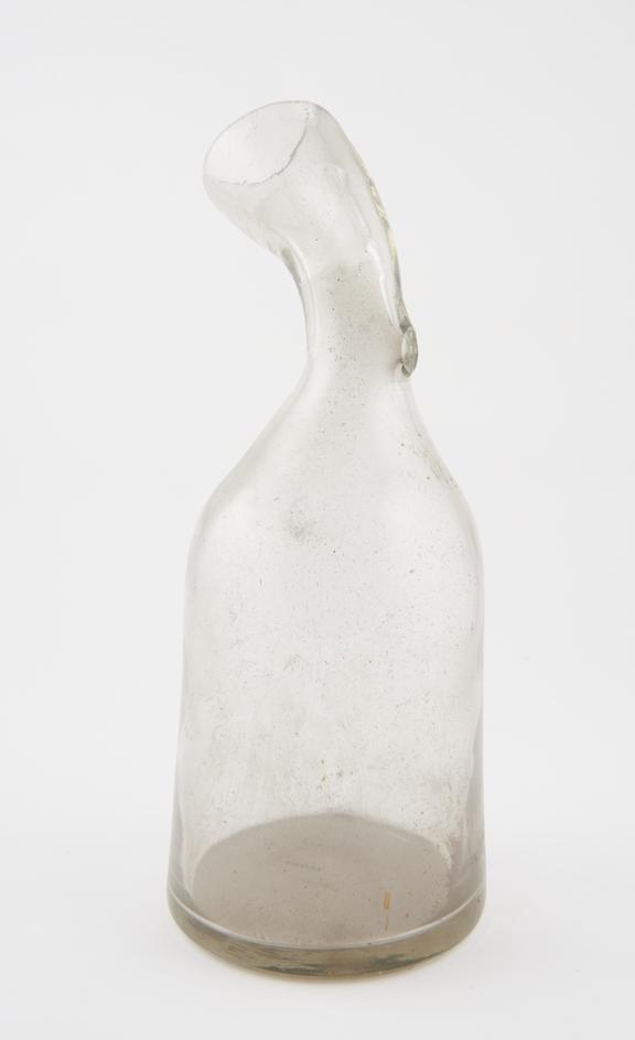 glass flask, one of eight, possibly pharmaceutical