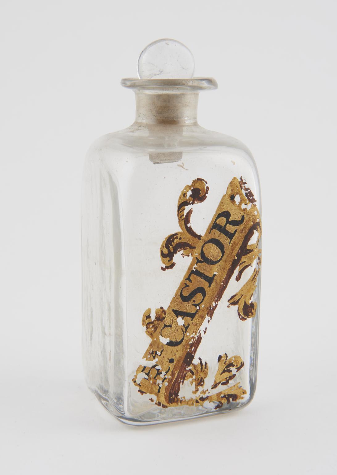 Bottle for tincture of castor