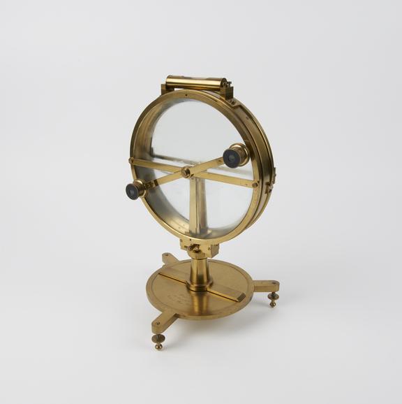 Dip Circle by Robinson, c.1839, used by Sir J.C. Ross