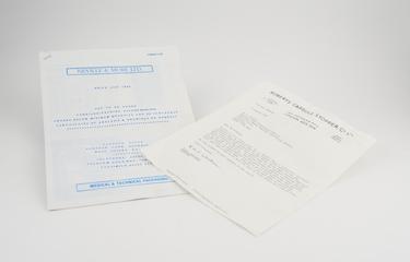 Leaflets for I.V Solution Collection Bottle and Caps