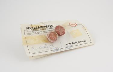 Two Rubber Inserts for I.V Bottle Caps