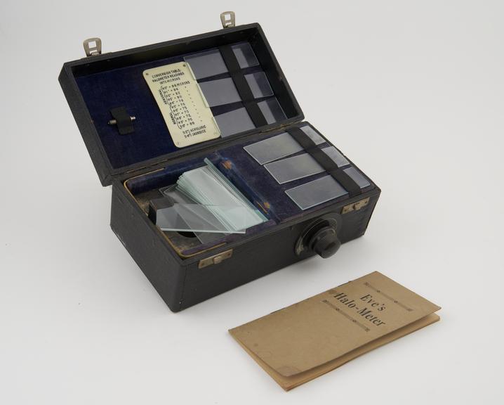Eve's Halometer by Ellis Optical Co., Britain, circa 1929