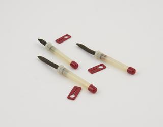 Five tail blood pack components